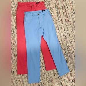 2 pair Vineyard Vines Breaker Pants Mens 30x34
